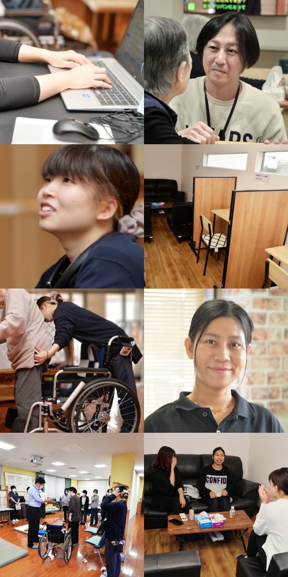 介護施設の職場風景