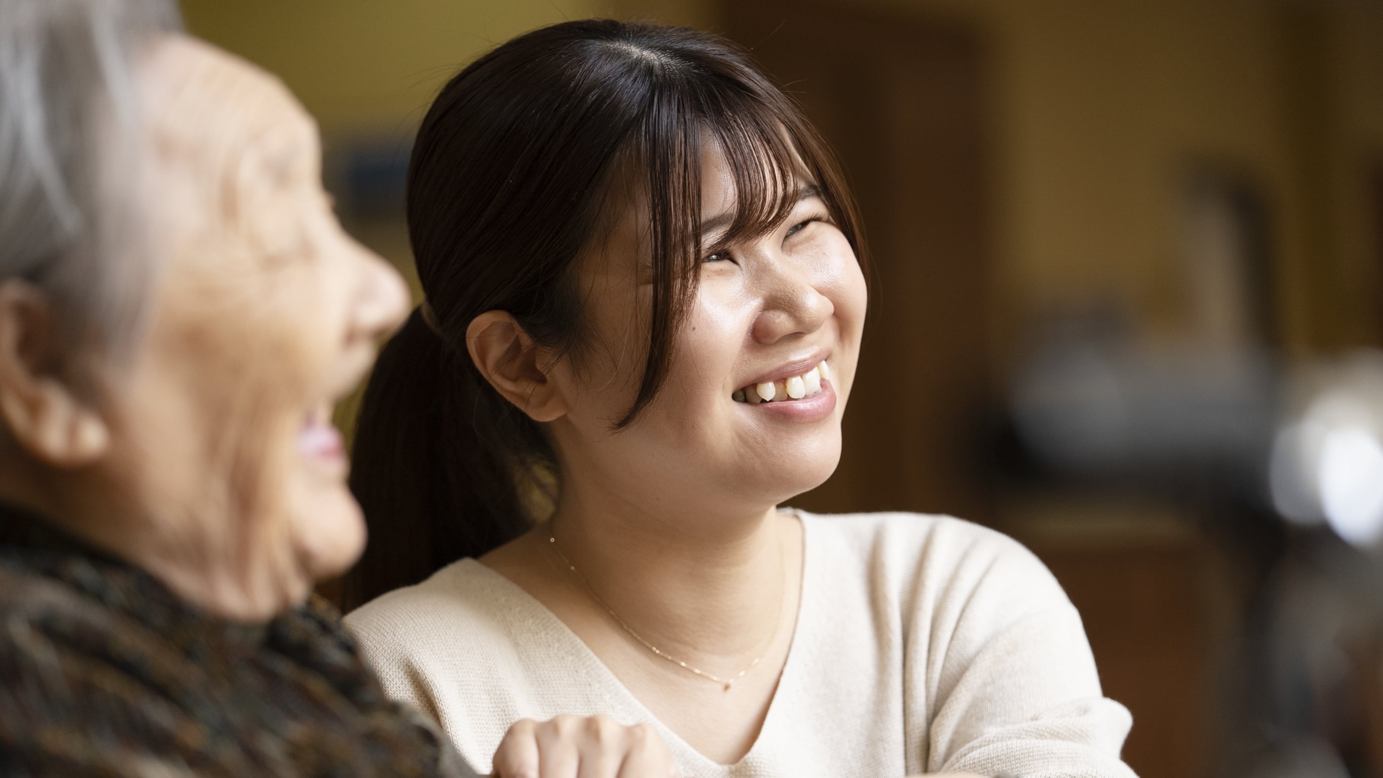 人と人とのつながりを大切にした介護施設での暮らしのイメージ